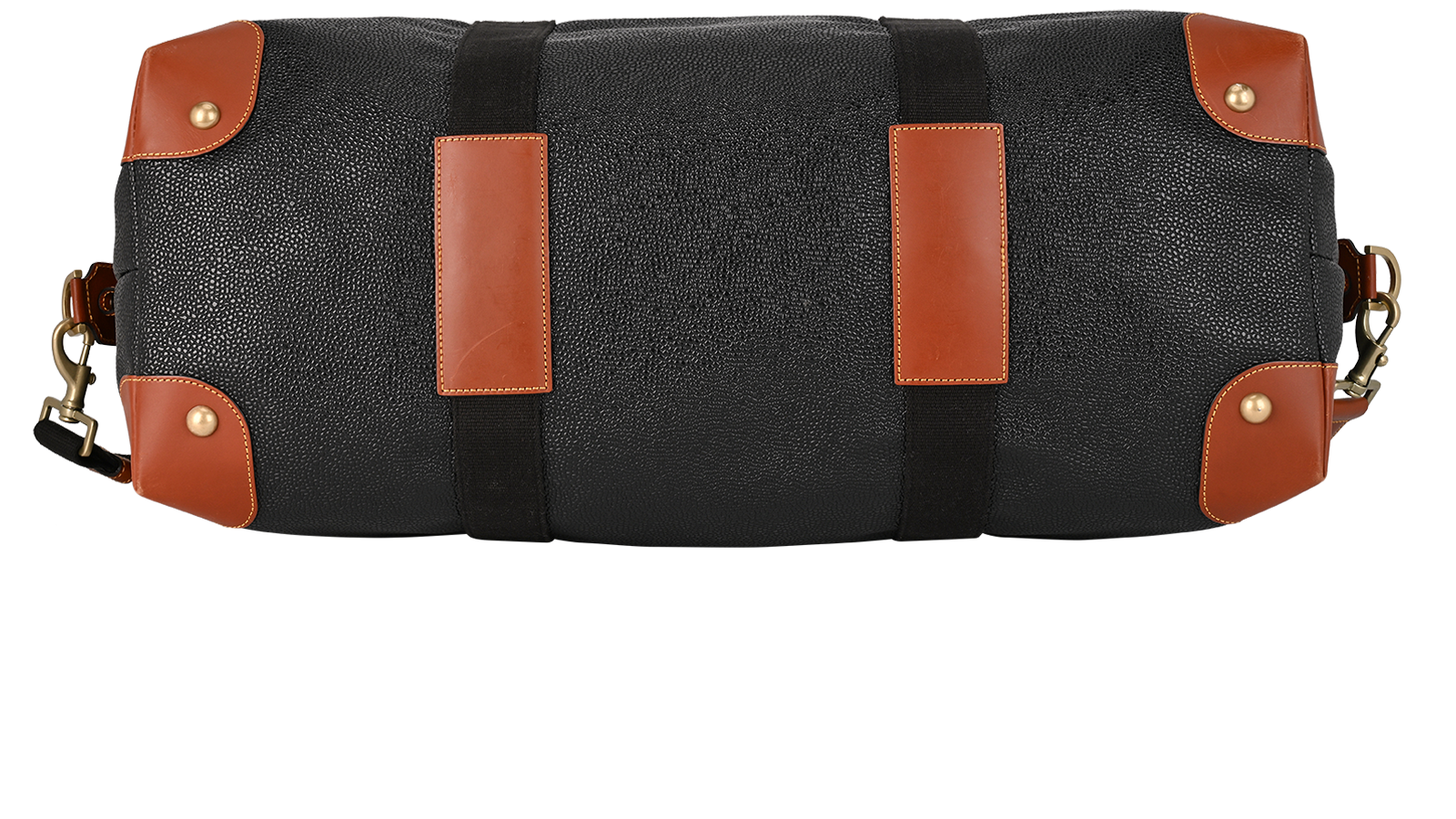 Heritage Medium Clipper, &pound;750, Handbags, Black, Leather, Top view